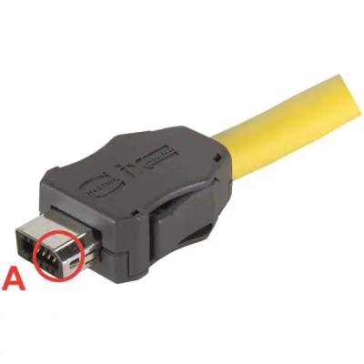 China 10Pin HARTING 09451812562XL Automotive Modular Connector / Industrial Ethernet Plug 10A-1 SL-I24 IX Connector for sale