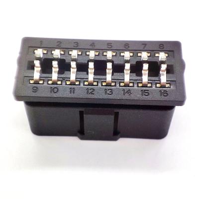 China New Original OBD2 16 Pin Male Connector J1962 Multiple Brands High Quality Plug For PCB for sale