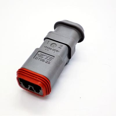 China Original TE Automotive Socket 2#16 SKT 2 Way German DT06-2S-E008 DT06-2S-E008 2 Pin Automotive Connector, 100% new and original for sale