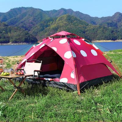 China Camouflage/field game factory price new arrivals outdoor waterproof camping tent and large space outdoor tent, which can be used by 3-4 people for sale