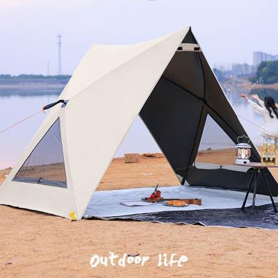 China Big Game 123 Camouflage/Field Sale Portable Sun Shade Large Anti Sun Shelter Hot UV Beach Tents With Logo Umbrella Beach Shade Tent for sale