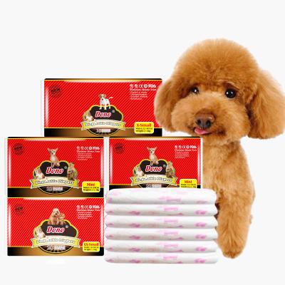 China DONO Manufacturer Cheapest Adjustable Female Viable Dog Diaper Disposable For Pet Wrap for sale