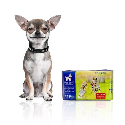 China Soft Viable Hot Selling Disposable Pet Dog Diaper Training Diaper Female Diapers for sale