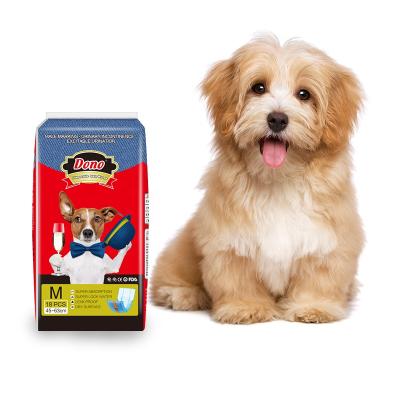 China Disposable Viable Dog Diaper Dono Diapers Reusable Pet Diaper For Male for sale