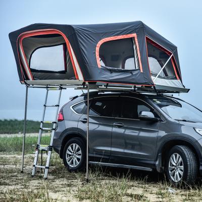 China Extended Type 4WD Offroad Camping Aluminum Hard Shell Top Roof Top Tent 4 Person for sale