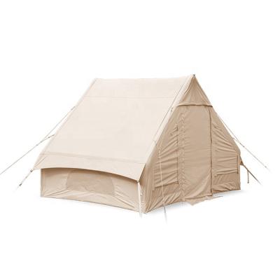 China Multifunctional 6.3 Cotton Canvas Waterproof 2-4 Person Inflatable Tent Air, Outdoor Camping Air Inflatable Camping Tent For Camping for sale