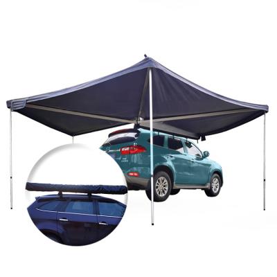 China Extended Type Outdoor Suv Car Side Tent Sun Shelter Retractable Roof Top Awning Tent for sale