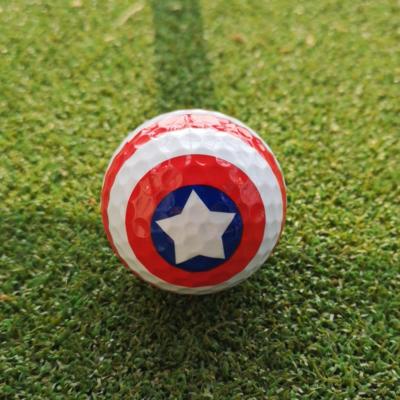 China Wholesale box golf color golf balls cartoon game ball crystal transparent floating ball for sale