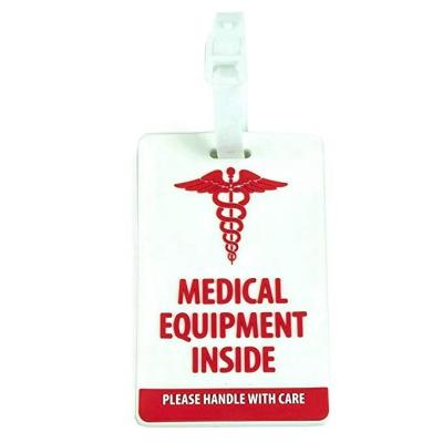 China Durable Medical Equipment Luggage Tag For Respiratory Devices for sale