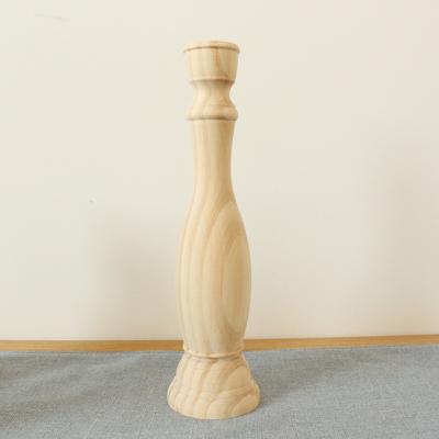 China Home Decoration Natural Wood Candle Holder For Home Decor Wedding Party Table Top Candlesticks Candle Holder for sale