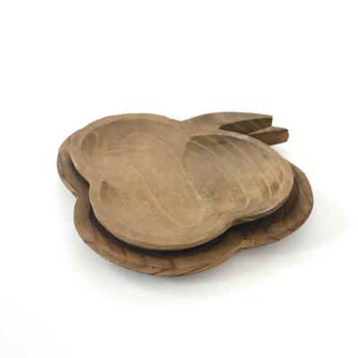 China Traditional Wholesale Natural Wooden Tray Wooden Tray Planter For Garden Home Decor Use for sale