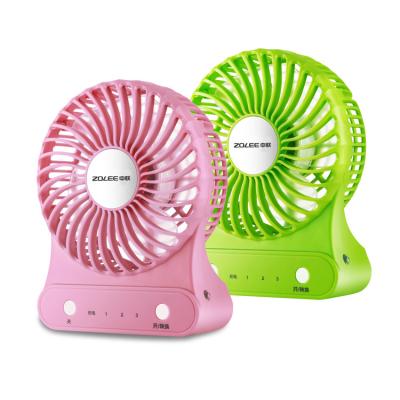 China Lower Noise Mini USB Rechargeable Handheld Electric Computer Fan for sale