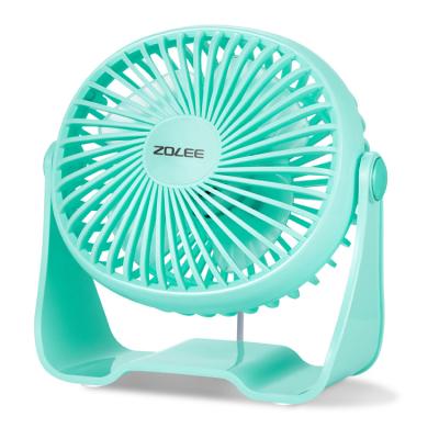 China USB Air Cooler Adjustable Home Desk Fan Charging Laptop Table Fan for sale