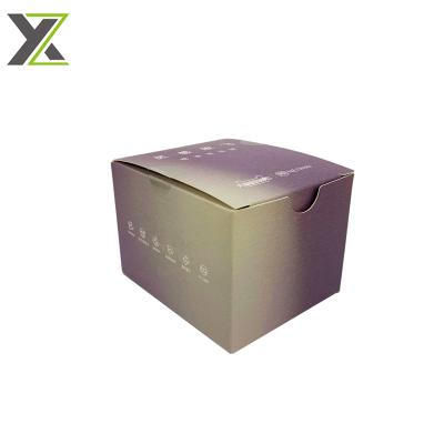 China Custom Recyclable White Bath Ball Eco Wrapping Foldable Paper Packaging Box With Scrap Paper for sale