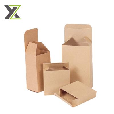 China Recyclable Customize Eco Friendly Recycled Natural Kraft Paper Box For Packaging for sale