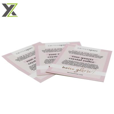 China Gift Promotion OEM Paper Card Business Card Design Customized Cash Voucher for sale