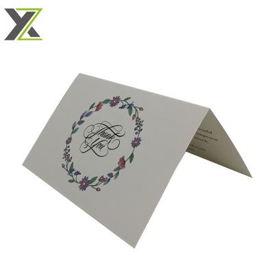 China Foldable Business Paper Card Printing Clothes Customized Product Thank You Card for sale