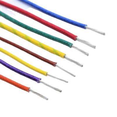 China Internal Wiring 60245 03 (YG) IEC Silicone Rubber Insulation And Glass Fiber Braided Wires for sale