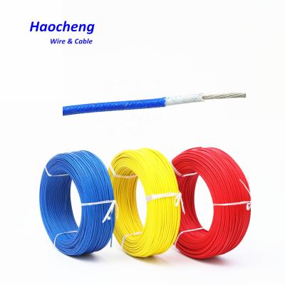 China High Temperature Resistant Insulated Fiberglass Braided Wire Internal Wiring Silicone Rubber UL3172 for sale