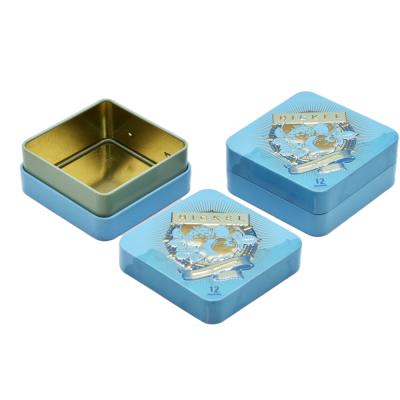 China Candle Diamond Shape Health Care Pill High Quality Candy Tin Box for sale