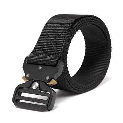 China Ourtdoor Ourtdoor Combat Training Quick Release Metal Buckle Military Tactical Waist Sweat Belt Molle Outdoor Hunting Nylon Belt for sale