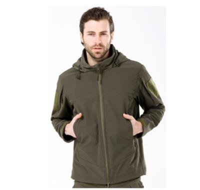 China High Quality Men's Shark Skin Shell Acid Resistant Outdoor Tactical Soft Acid Resistant Fleece Jacket for sale