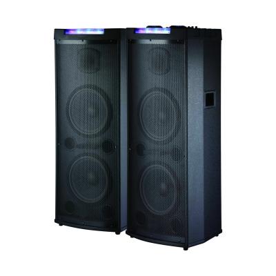 China USB/SD/FM/BLUE-TOOTH/DIGITAL DISPLAY/BIG REMOTE Professional Super Bass Powered Outdoor Dual10 Stage 2.0 Active Speaker System 12 Inch PA Speaker With L usb sd for sale