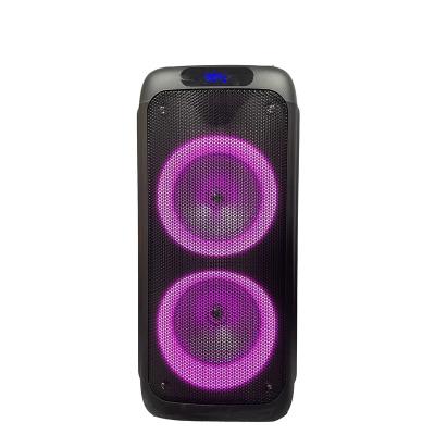 China Latest Design 8 Inch Dual Mode Wireless BT Speaker Home Party New Light Effects Dancing Subwoofer Wireless Speaker for sale