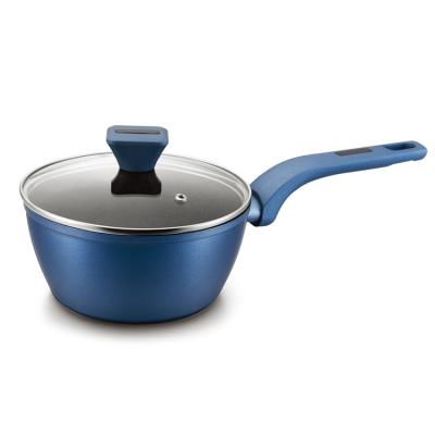 China New Arrivals Kitchenware Viable Gas Stove Cooking Ceramic Sauce Pan Milk Stock Non-Stick Aluminum Pot for sale