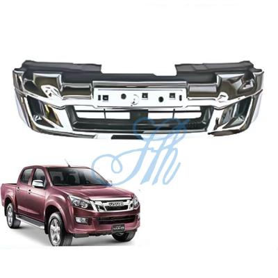 China 600P Pickup Front Bumper Grill Lkw Elektroplattierung ISUZU D-max NKR TFR Autobrandgitter zu verkaufen