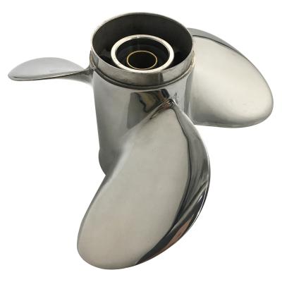 China Stainless Steel 40-140HP 13 7/8X17 3 Blade MERCURY MARINE PROPELLER STAINLESS STEEL BOAT OUTBOARD PROPELLER for sale