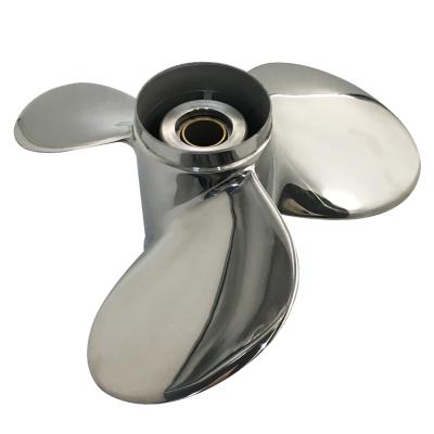 China Stainless Steel Boat 40-50HP 11 Marine Prop JOHNSON STAINLESS STEEL OUTBOARD PROPELLER 5/8X11 for sale