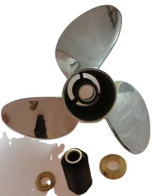 China 16X21 Stainless Steel R/L Interchangeable Stainless Steel Prop 3 Blades OUTBOARD PROPELLER MARINE PROPELLER for sale