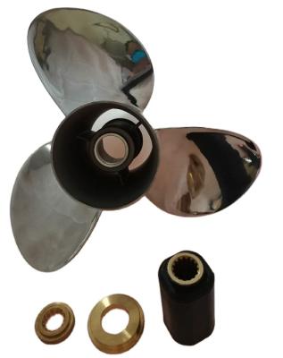 China RH 3 stainless steel blades15X15 interchangeable OUTBOARD THRUSTER MARINE PROPELLER for sale