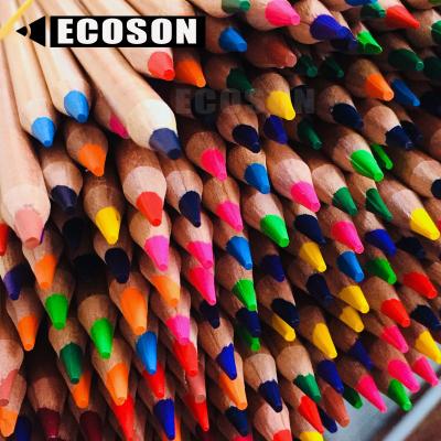 China High Quality Colored Pencils Promotional Crayons 100 Colors Manufacturer Wood Design Spectra Color High Quality Natural Wood Colored Pencils for sale