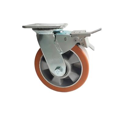 China Household Good Bonding Industrial Low Traction 8 Inch Caster Wheel for sale