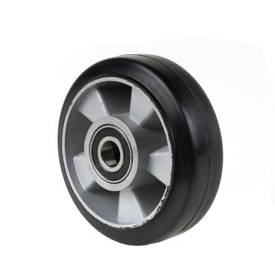 China Other China Factory 125*50 Black Rubber Wheel for sale