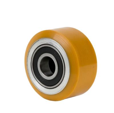 China Industry Custom Color Resistance Low Bearing Forklift Wheels for sale