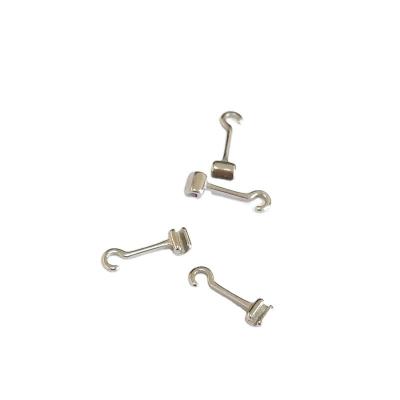 China 0.018'/0.022' DTC Orthodontic Dental Stainless Steel Crimpable Hook Short Long or Spiral Hooks for sale