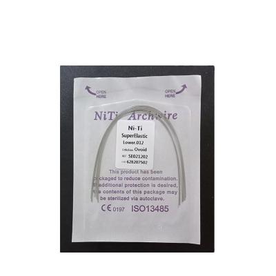 Cina Correzione ortodontica con DTC Round NiTi Oval Square Arch Wire e certificazione CE in vendita