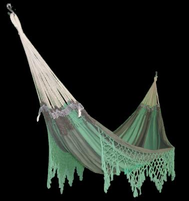 China Outdoor Handmade Furniture Leisure Double Ways Luxury Nicaragua Canvas Lace Hammock for sale