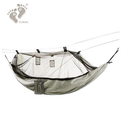 China Parachute Furniture Outdoor Outdoor Army Mosquito Net Hammock for sale