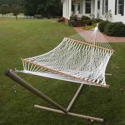 China Outdoor Portable Comfortable Net Rope Hook Hammock Garden Furniture Outdoor Indoor Beach for sale