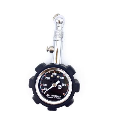 China Custom Logo Printing Portable Dial Metal Automatic Tire Pressure Gauges SMT4271 for sale