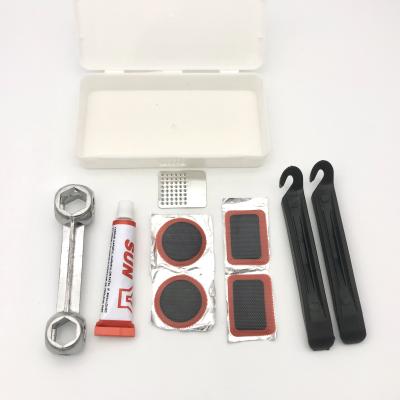 China Rapair Tire Customized Bicycle Tire Repair Tool Kit Portable Bike Tire Repair Kit for sale