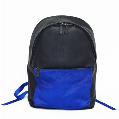 China Custom Selling Suede Custom Large Capacity Black Color Backpack Hot Blue Unique Laptop Backpack for sale