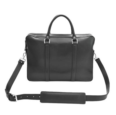 China Newest Fashinable OEM Custom Genuine Leather Men Cross - Body Shoulder Bag Business Bag Computer Laptop Briefcase for sale