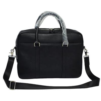 China Zipper closurer style fashion business high quality genuine leather new genuine leather briefcase for men for sale