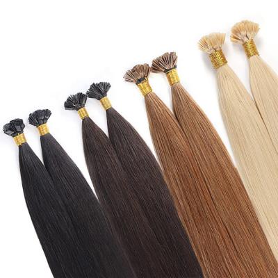 China Wholesale 4b 4c 3b 3c flat tip straight hair extensions flat tip hair extension sellers bone straight virgin remy hair flat tip for sale