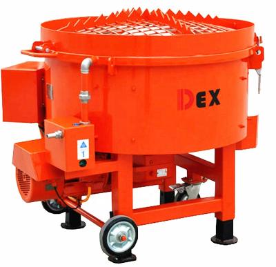 China Castable Pan Mixer Refractory, Building Material Stores 100kg MT100 Site Use Mortar Pan Mixer With Wheels for sale